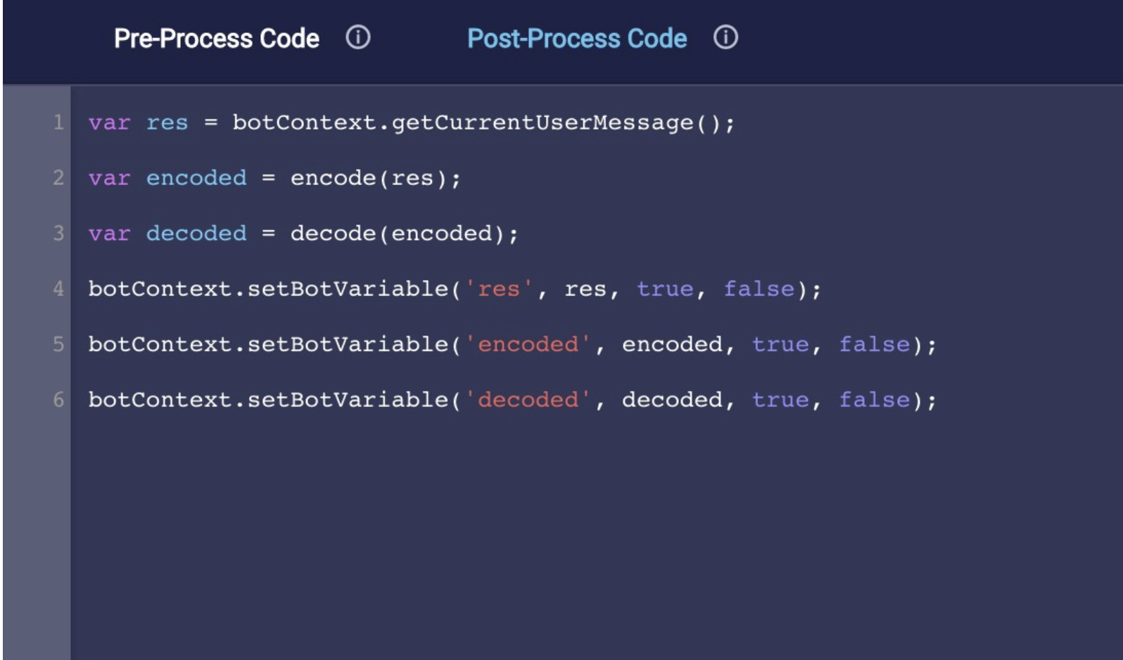 Calling the functions in the code editors