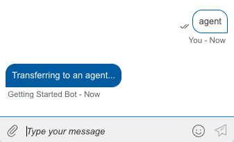 Testing the bot using the Messaging test page