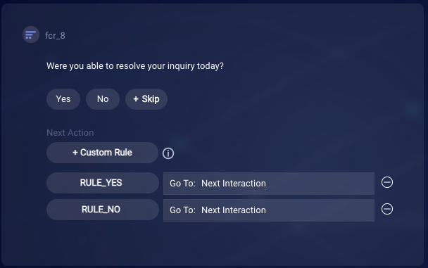 An example of a First Call Resolution interaction