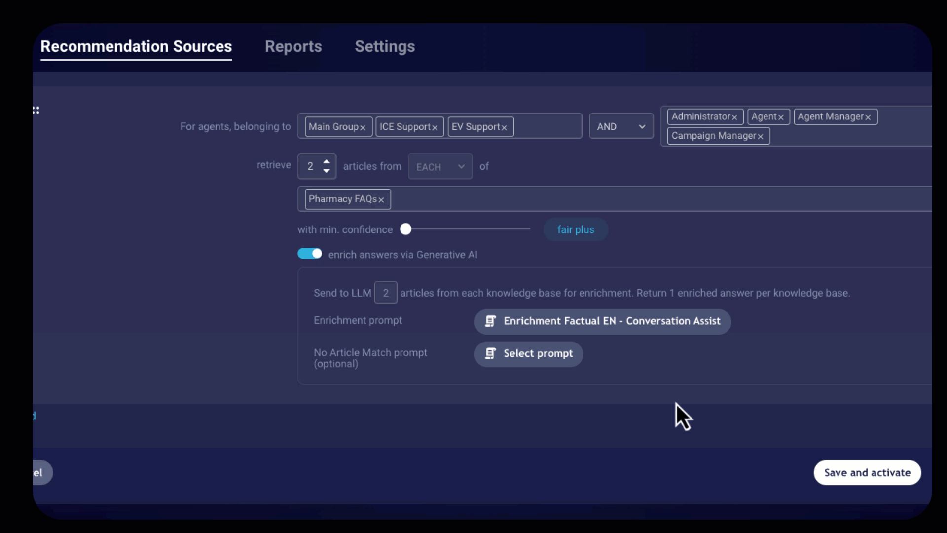 Changing the prompt to use in the interaction