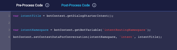 The expanded Pre-Process code
