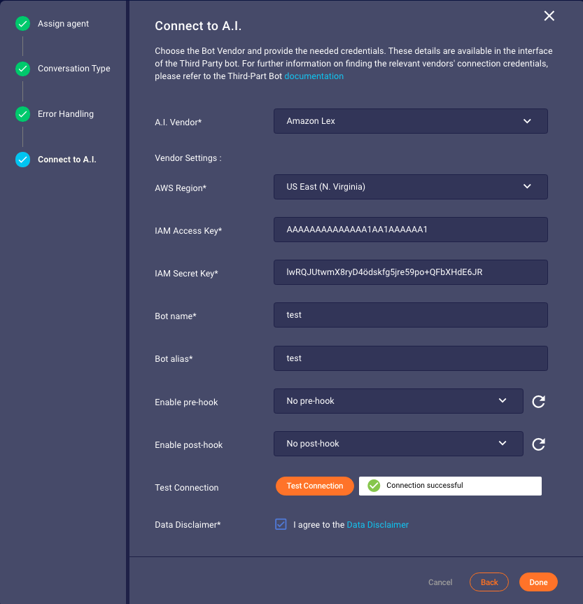 Third Party Bots Amazon Lex Liveperson Developers