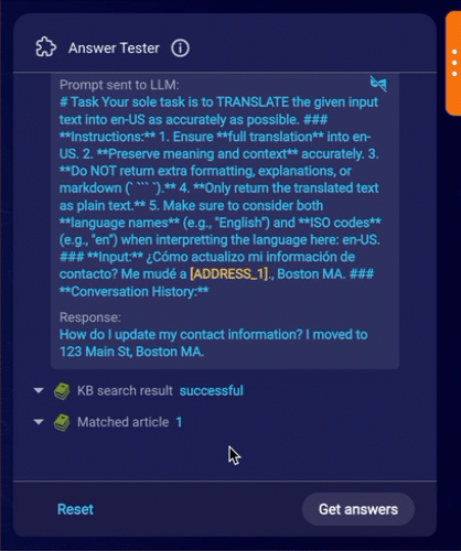 Masked PII in a debugging tool